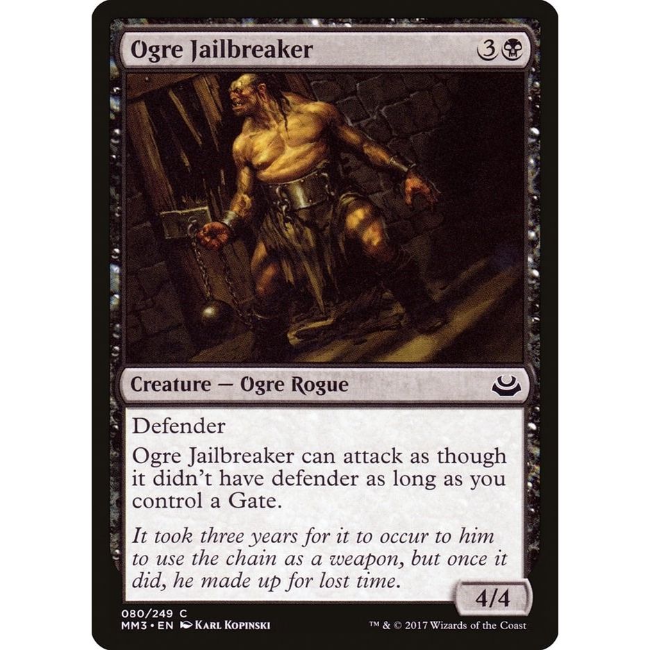 Image for Ogre Jailbreaker (80) (MM3) - Magic: The Gathering