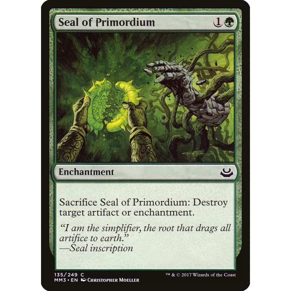 Image for Seal of Primordium (135) (MM3) - Magic: The Gathering