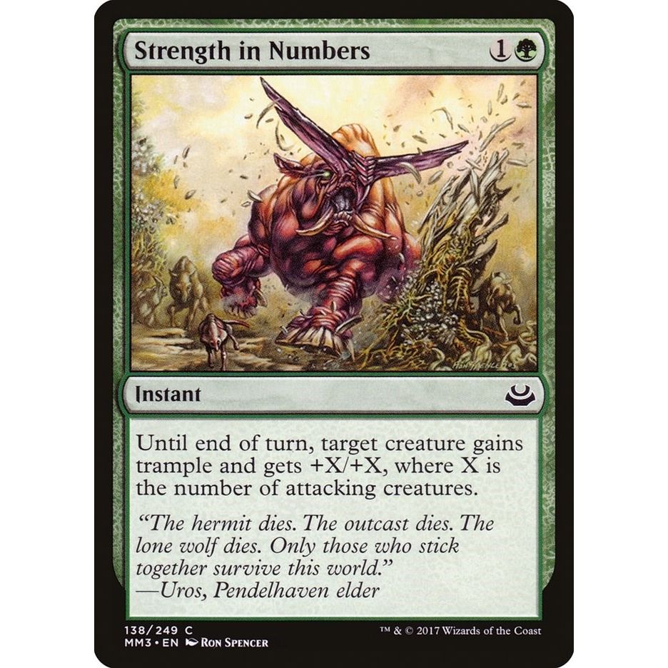 Image for Strength in Numbers (138) (MM3) - Magic: The Gathering