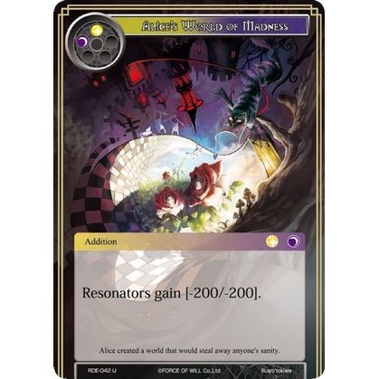 Image for Alice's World of Madness (RDE-042) (RDE) - Force of Will