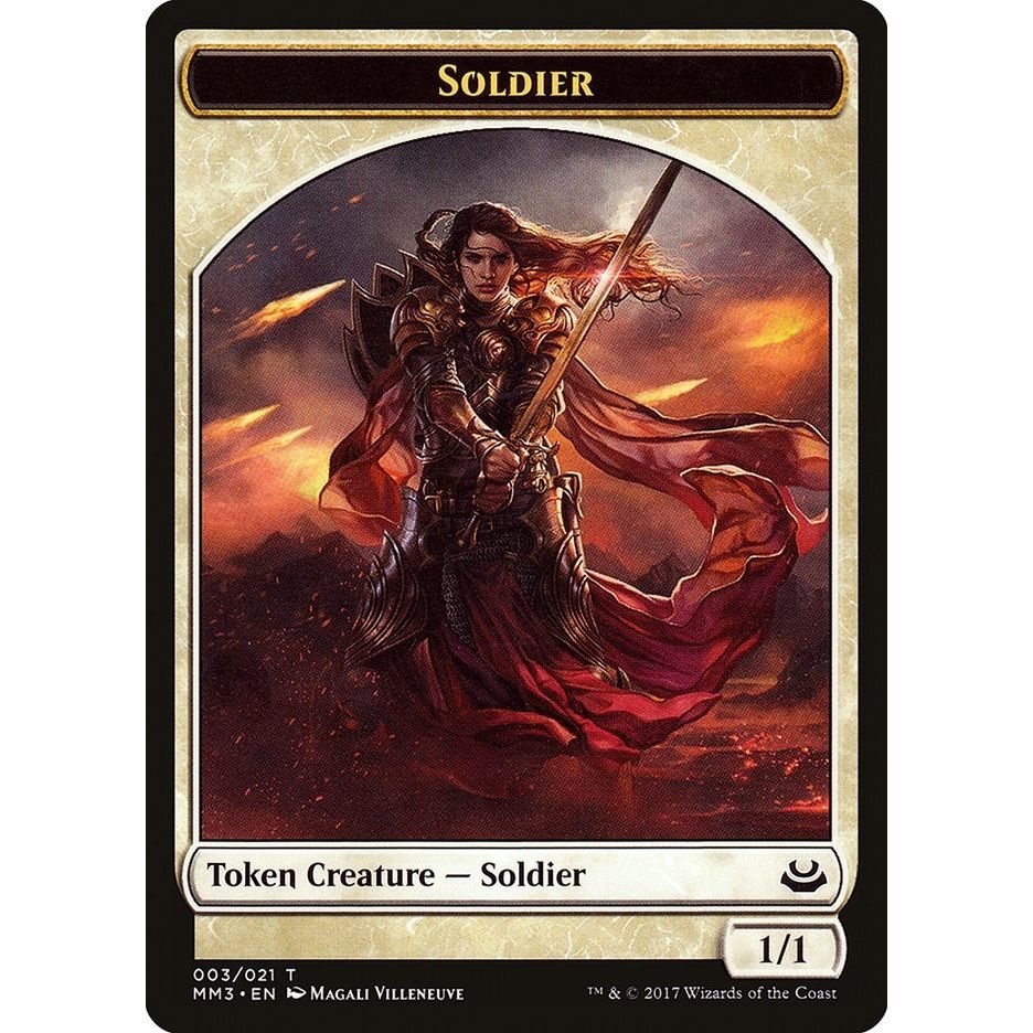 Image for Soldier Token (003) (3) (MM3) - Magic: The Gathering