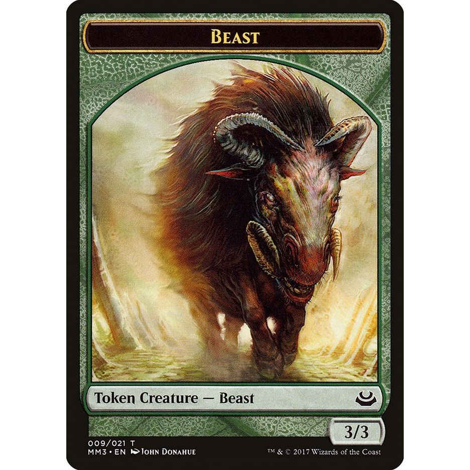 Image for Beast Token (009) (9) (MM3) - Magic: The Gathering