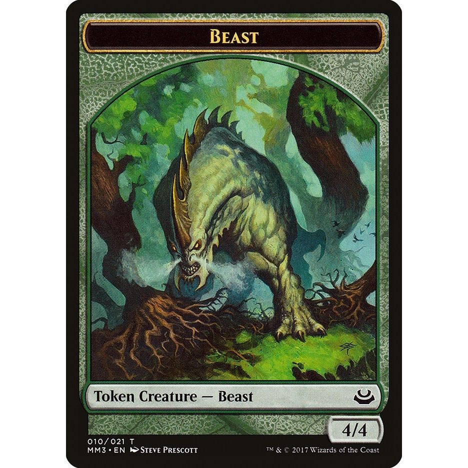 Image for Beast Token (010) (10) (MM3) - Magic: The Gathering