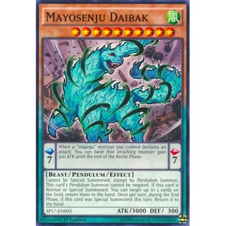 Image for Mayosenju Daibak (Starfoil) (SP17-EN003) (SP17) - YuGiOh