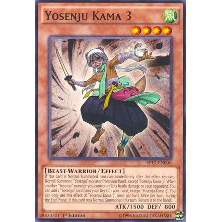 Image for Yosenju Kama 3 (Starfoil) (SP17-EN006) (SP17) - YuGiOh