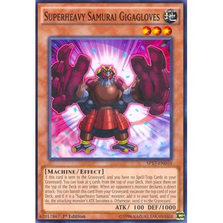 Image for Superheavy Samurai Gigagloves (SP17-EN010) (SP17) - YuGiOh