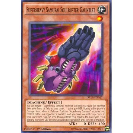 Image for Superheavy Samurai Soulbuster Gauntlet (SP17-EN012) (SP17) - YuGiOh
