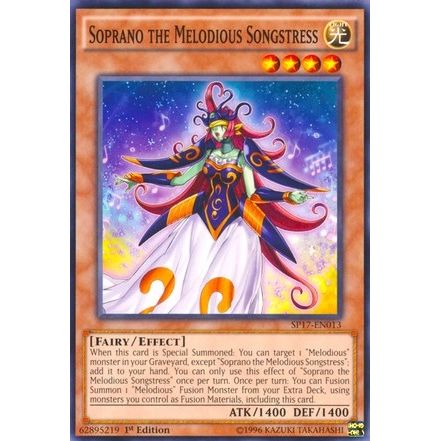 Image for Soprano the Melodious Songstress (Starfoil) (SP17-EN013) (SP17) - YuGiOh