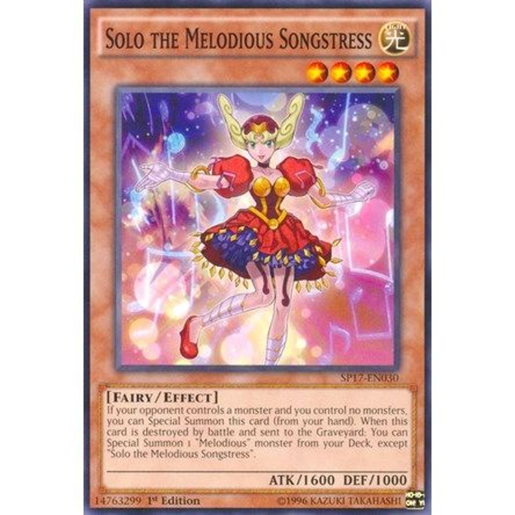 Image for Solo the Melodious Songstress (SP17-EN030) (SP17) - YuGiOh