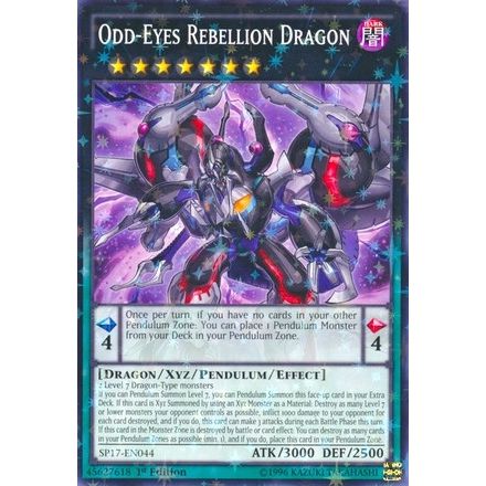 Image for Odd-Eyes Rebellion Dragon (Starfoil) (SP17-EN044) (SP17) - YuGiOh
