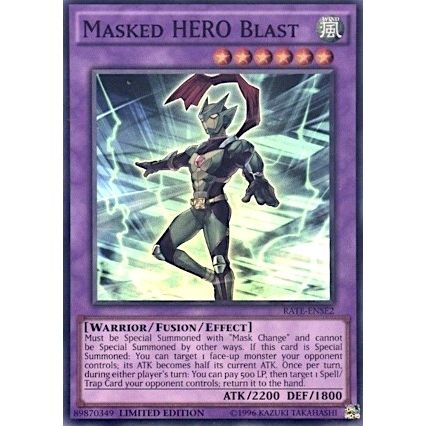 Image for Masked HERO Blast (RATE-ENSE2) (RATE) - YuGiOh