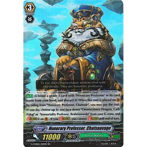 Image for Honorary Professor, Chatsauvage (G-CHB02/019EN) (G-CHB02) - Cardfight Vanguard