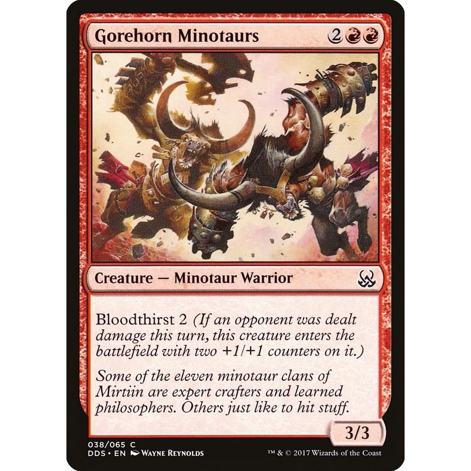 Image for Gorehorn Minotaurs (38) (DDS) - Magic: The Gathering