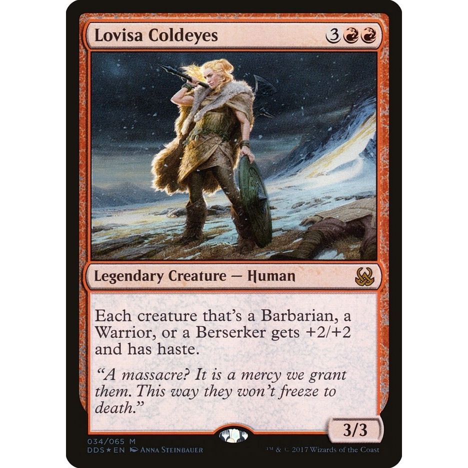 Image for Lovisa Coldeyes (34) (DDS) - Magic: The Gathering