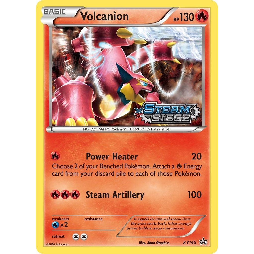 Image for Volcanion (XY Steam Siege Prerelease) (XY145) (PR) - Pokemon