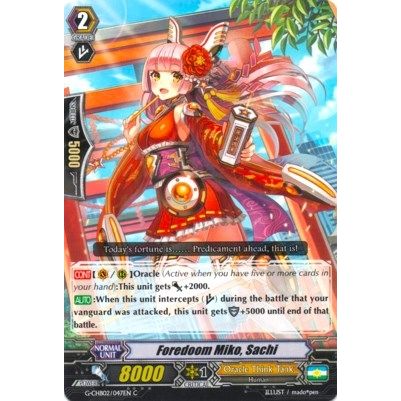 Image for Foredoom Miko, Sachi (G-CHB02/047EN) (G-CHB02) - Cardfight Vanguard
