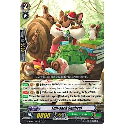 Image for Full-sack Squirrel (G-CHB02/067EN) (G-CHB02) - Cardfight Vanguard