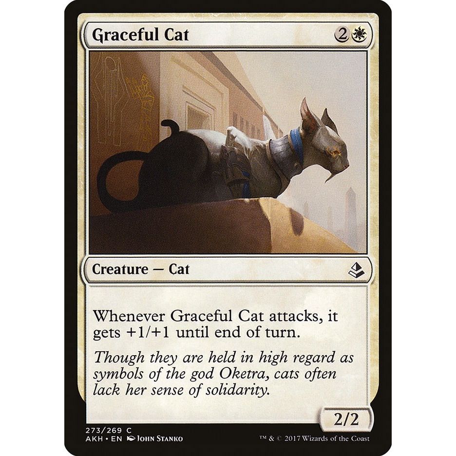Image for Graceful Cat (273) (AKH) - Magic: The Gathering