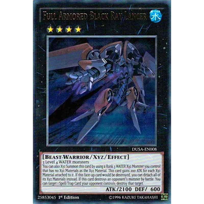 Image for Full Armored Black Ray Lancer (DUSA-EN008) (DUSA) - YuGiOh