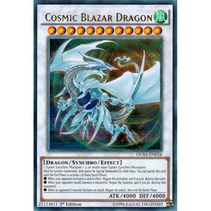 Image for Cosmic Blazar Dragon (DUSA-EN034) (DUSA) - YuGiOh