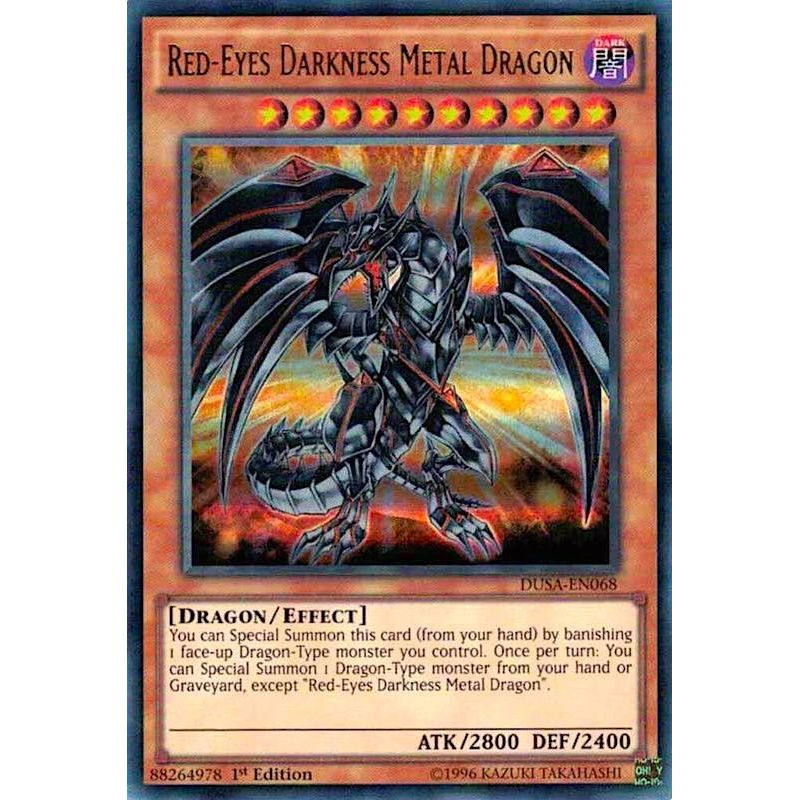 Image for Red-Eyes Darkness Metal Dragon (DUSA-EN068) (DUSA) - YuGiOh