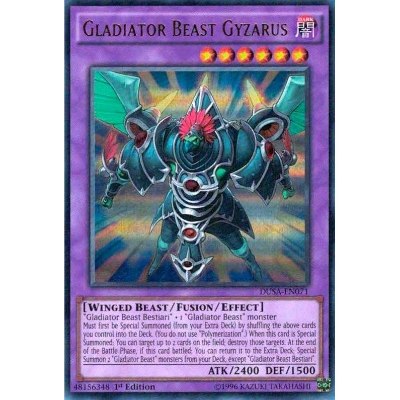 Image for Gladiator Beast Gyzarus (DUSA-EN071) (DUSA) - YuGiOh