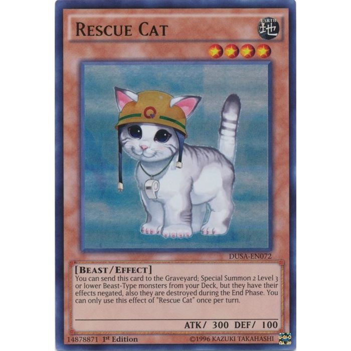 Image for Rescue Cat (DUSA-EN072) (DUSA) - YuGiOh