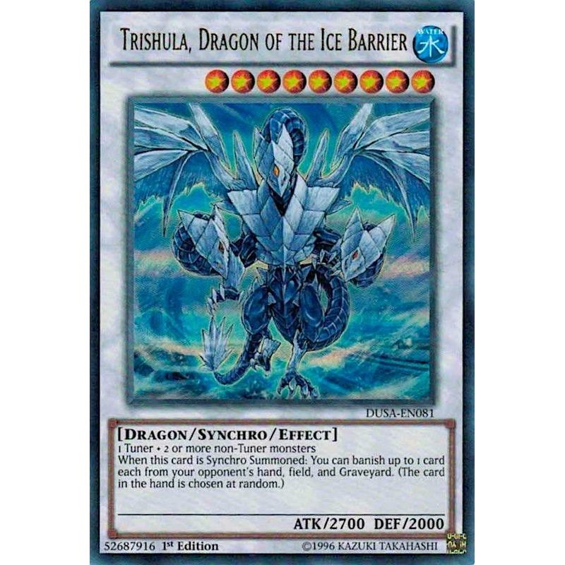 Image for Trishula, Dragon of the Ice Barrier (DUSA-EN081) (DUSA) - YuGiOh