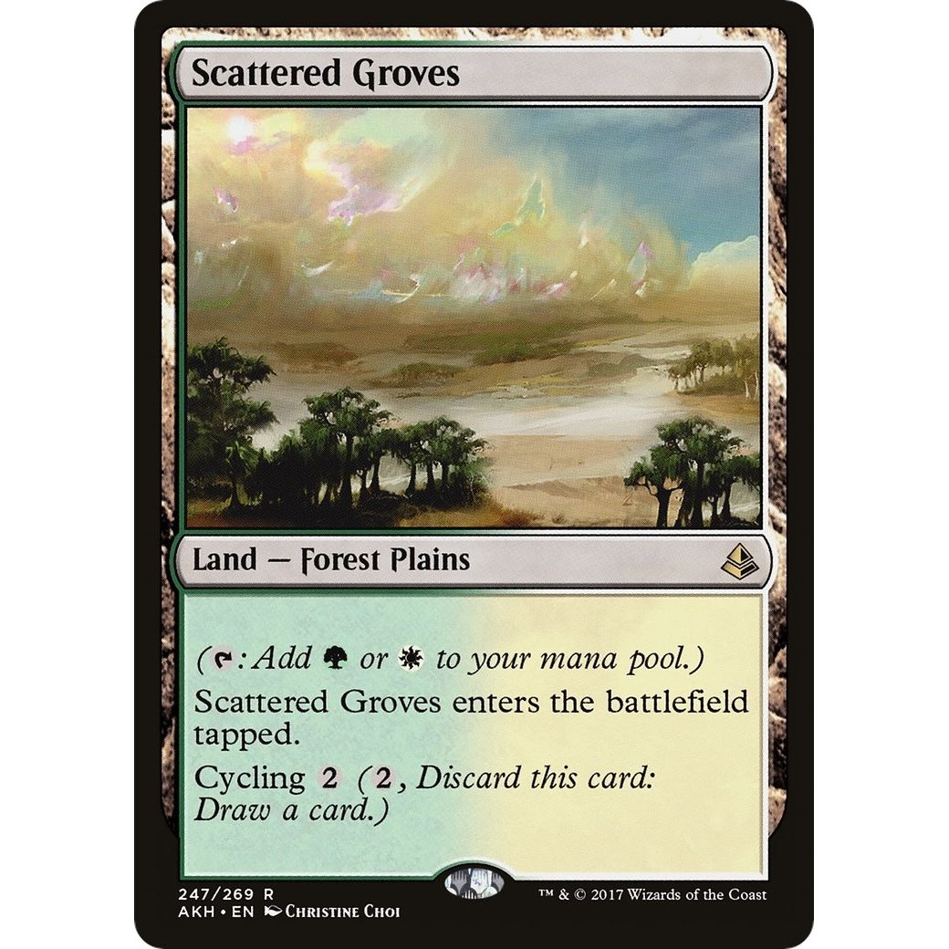 Image for Scattered Groves (247) (AKH) - Magic: The Gathering