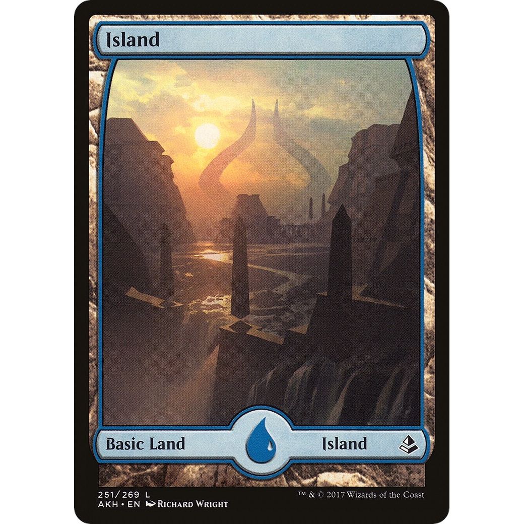 Image for Island (251) - Full Art (251) (AKH) - Magic: The Gathering