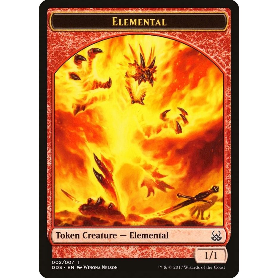 Image for Elemental Token (2) (DDS) - Magic: The Gathering