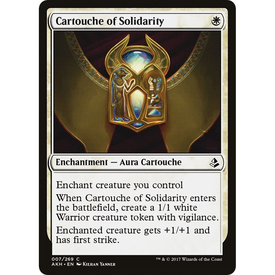 Image for Cartouche of Solidarity (7) (AKH) - Magic: The Gathering
