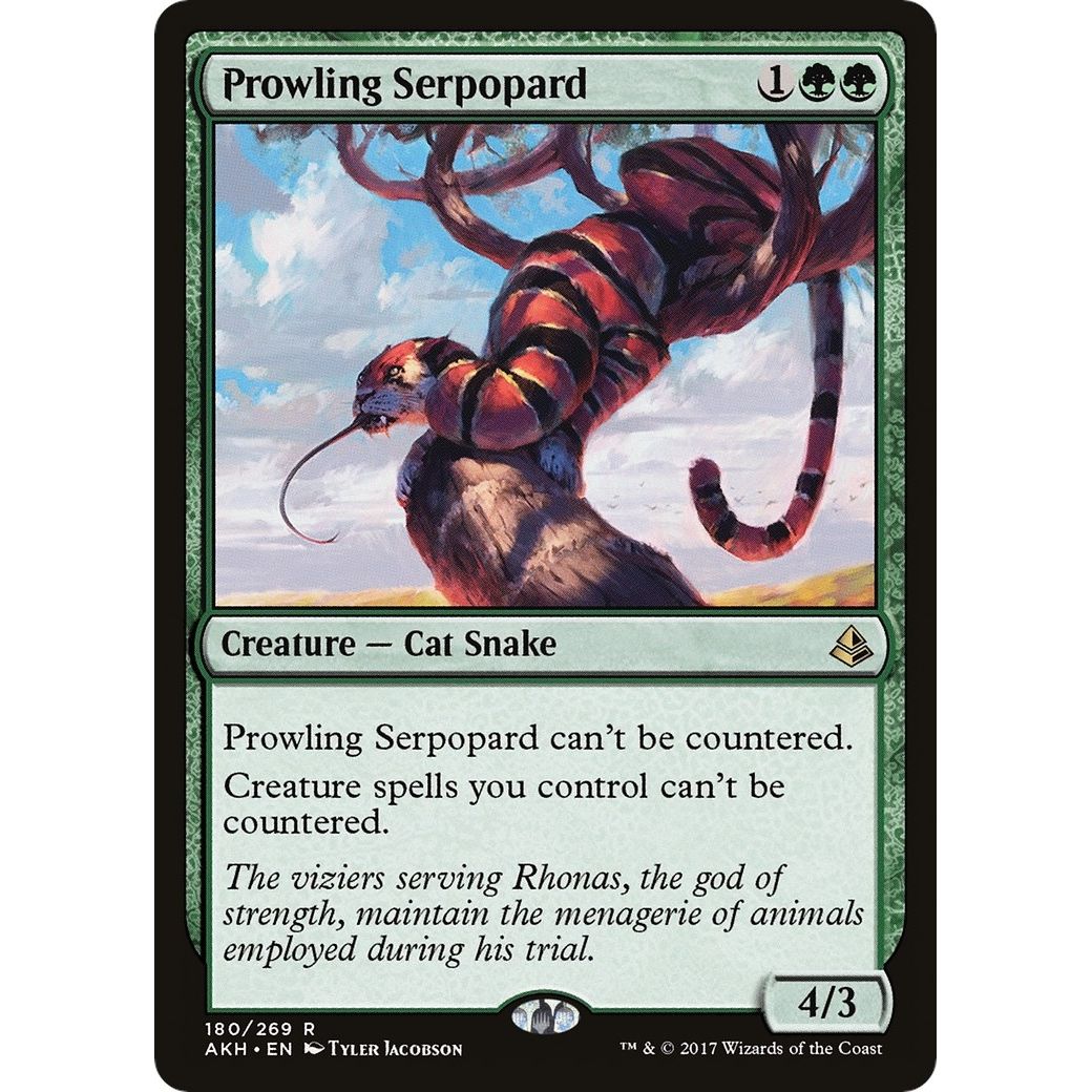 Image for Prowling Serpopard (180) (AKH) - Magic: The Gathering