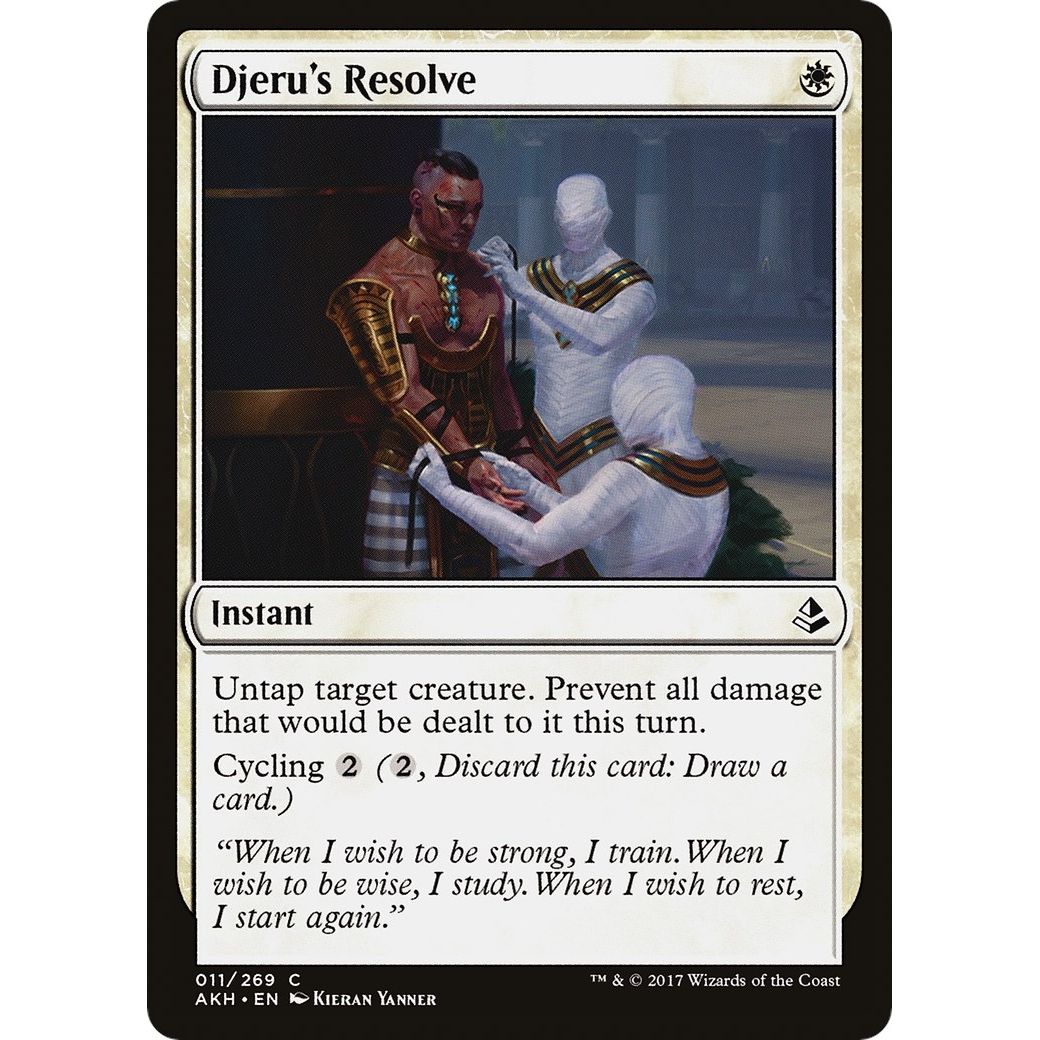 Image for Djeru's Resolve (11) (AKH) - Magic: The Gathering