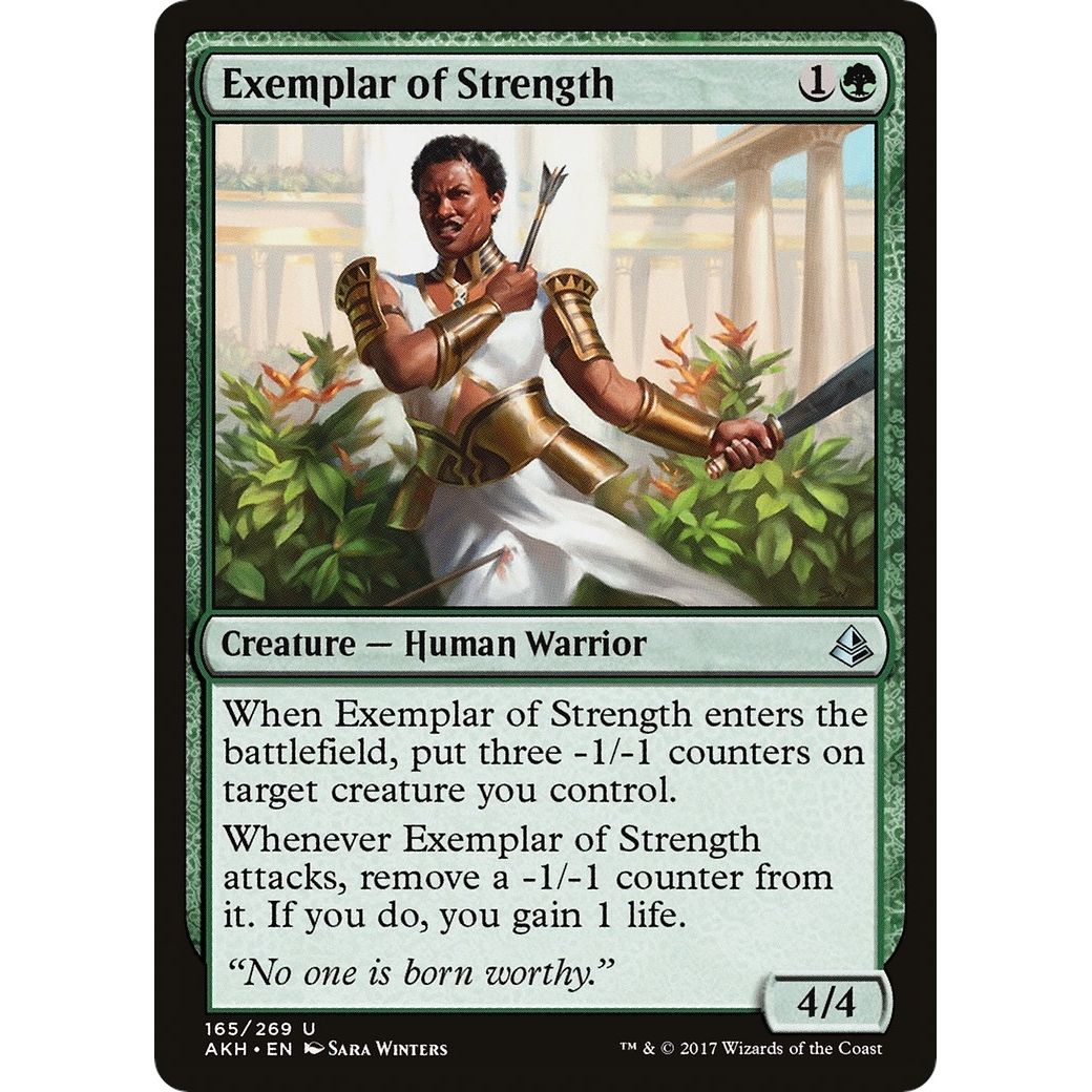 Image for Exemplar of Strength (165) (AKH) - Magic: The Gathering