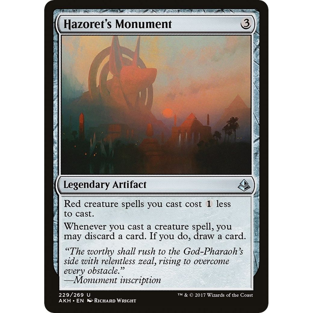 Image for Hazoret's Monument (229) (AKH) - Magic: The Gathering