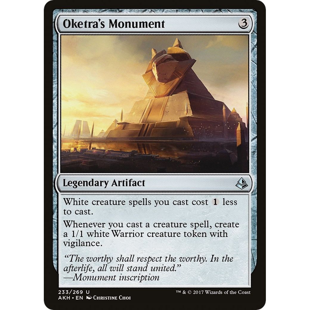 Image for Oketra's Monument (233) (AKH) - Magic: The Gathering