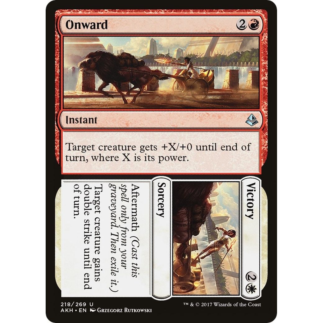 Image for Onward // Victory (218) (AKH) - Magic: The Gathering