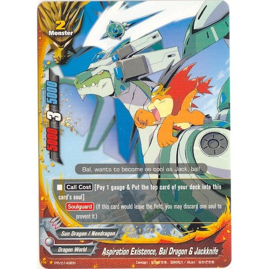 Image for Aspiration Existence, Bal Dragon & Jackknife (PR/0149EN) (PR) - Future Card BuddyFight