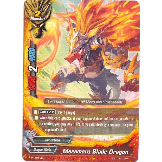 Image for Meramera Blade Dragon (PR/0158EN) (PR) - Future Card BuddyFight
