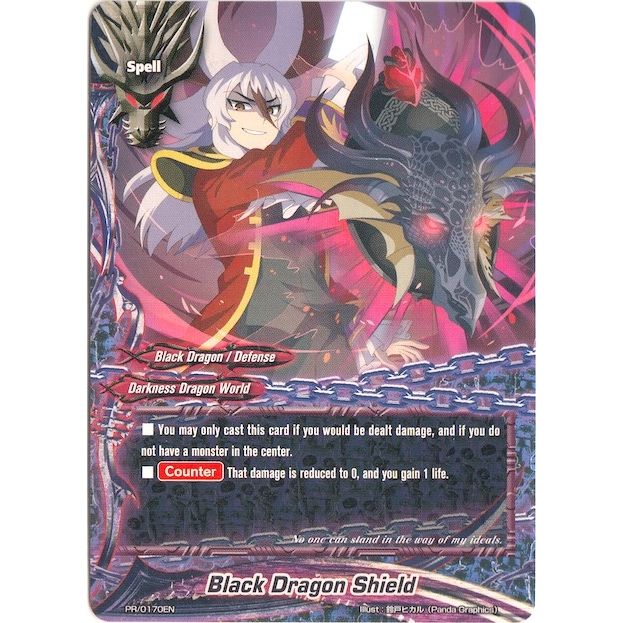 Image for Black Dragon Shield (PR/0170EN) (PR) - Future Card BuddyFight