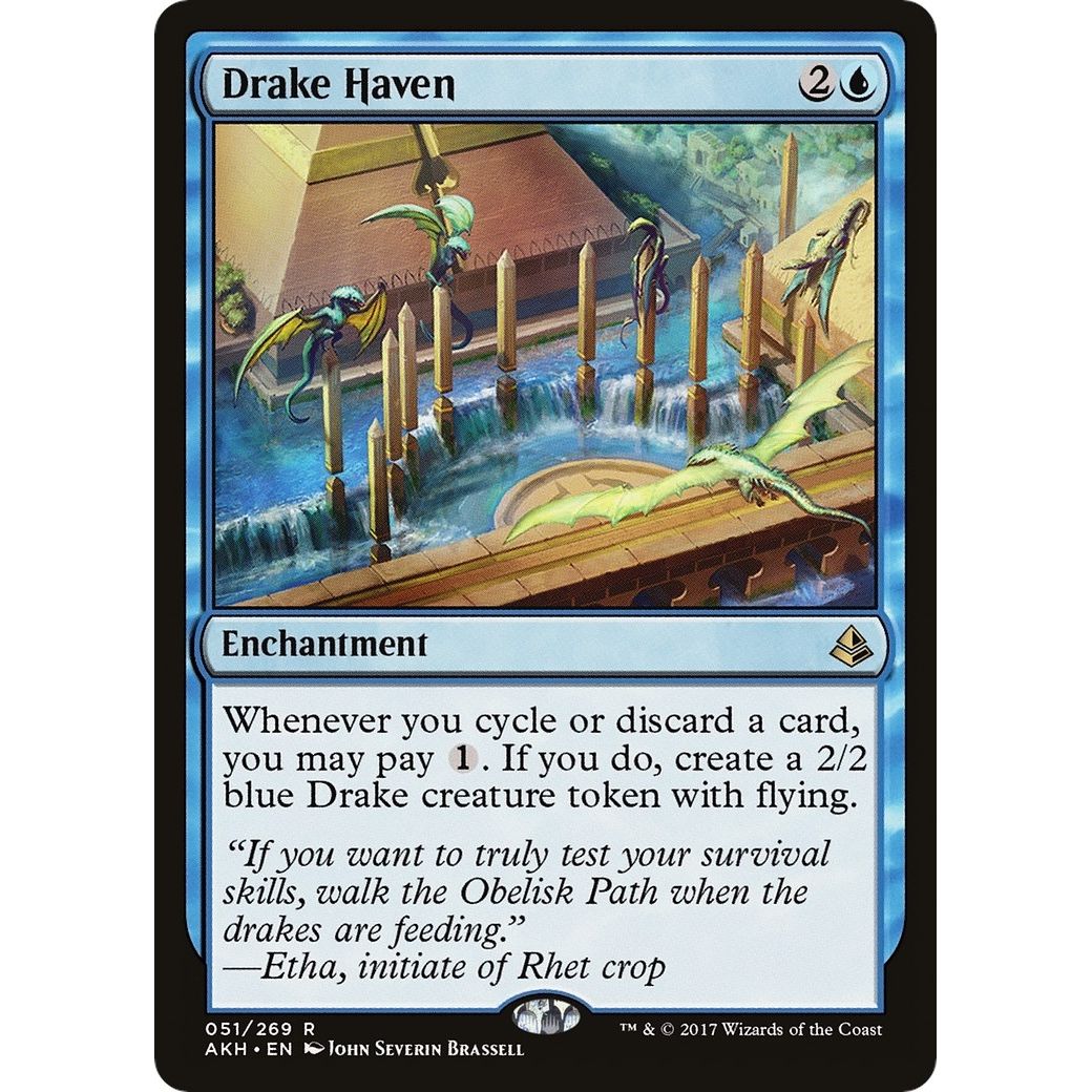Image for Drake Haven (51) (AKH) - Magic: The Gathering