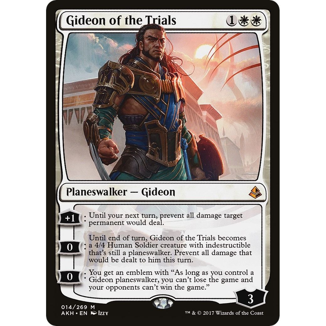 Image for Gideon of the Trials (14) (AKH) - Magic: The Gathering