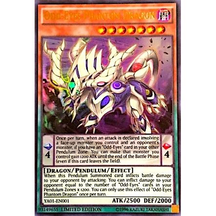 Image for Odd-Eyes Phantom Dragon (YA01-EN001) (YA01) - YuGiOh