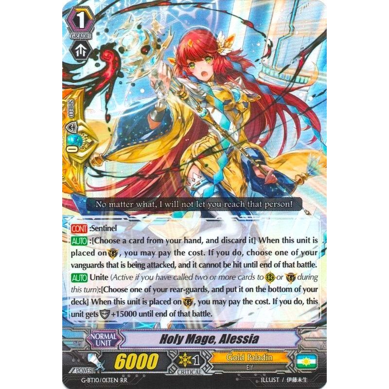 Image for Holy Mage, Alessia (G-BT10/013EN) (G-BT10) - Cardfight Vanguard