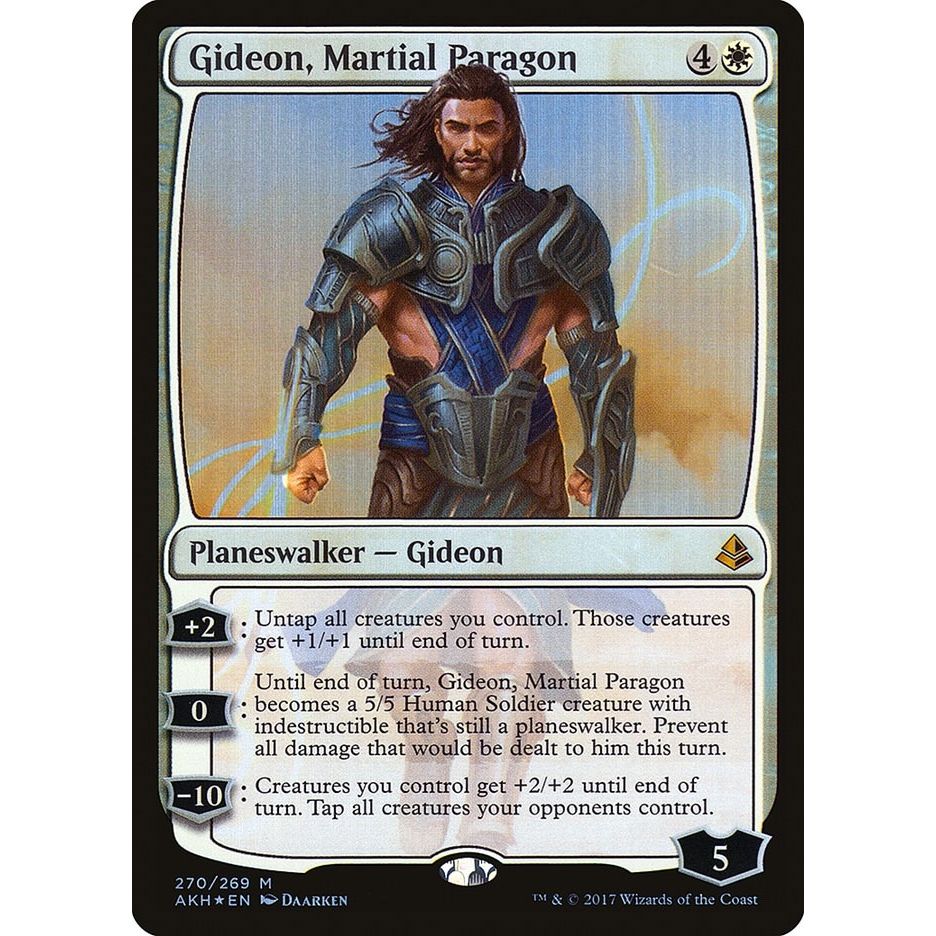 Image for Gideon, Martial Paragon (270) (AKH) - Magic: The Gathering