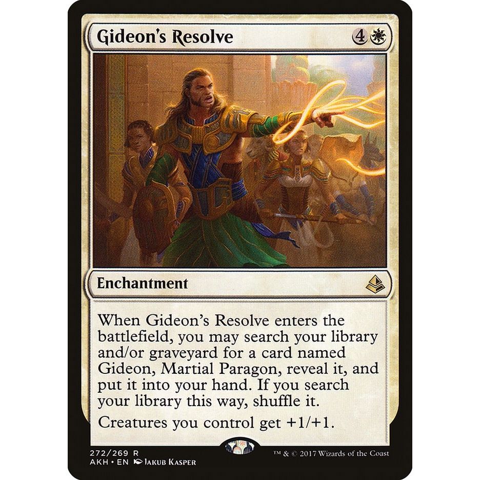 Image for Gideon's Resolve (272) (AKH) - Magic: The Gathering