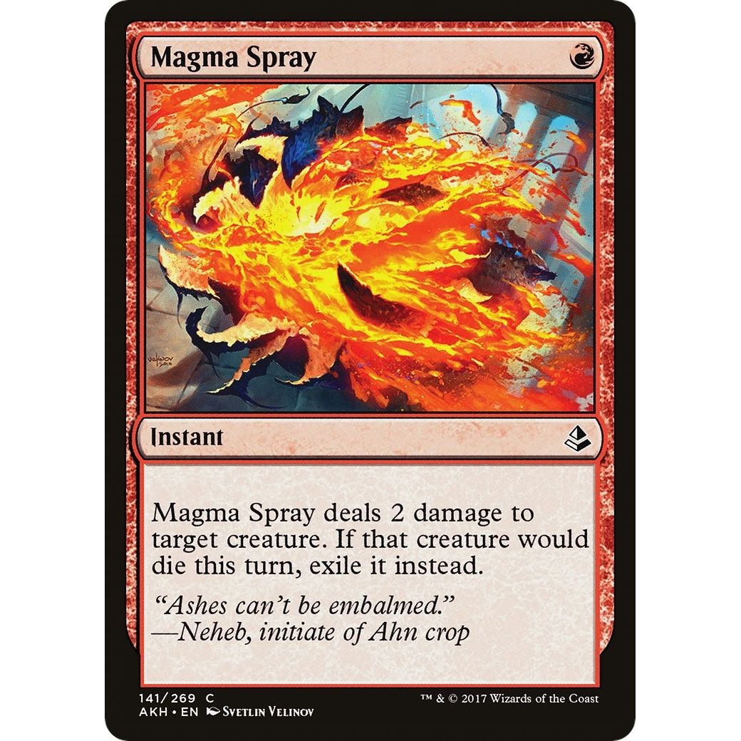 Image for Magma Spray (141) (AKH) - Magic: The Gathering