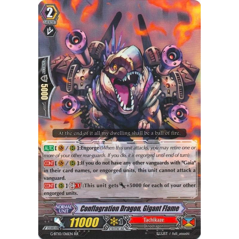 Image for Conflagration Dragon, Gigant Flame (G-BT10/016EN) (G-BT10) - Cardfight Vanguard