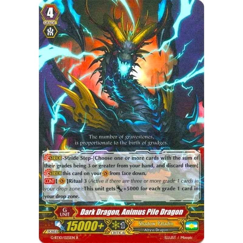 Image for Dark Dragon, Animus Pile Dragon (G-BT10/025EN) (G-BT10) - Cardfight Vanguard